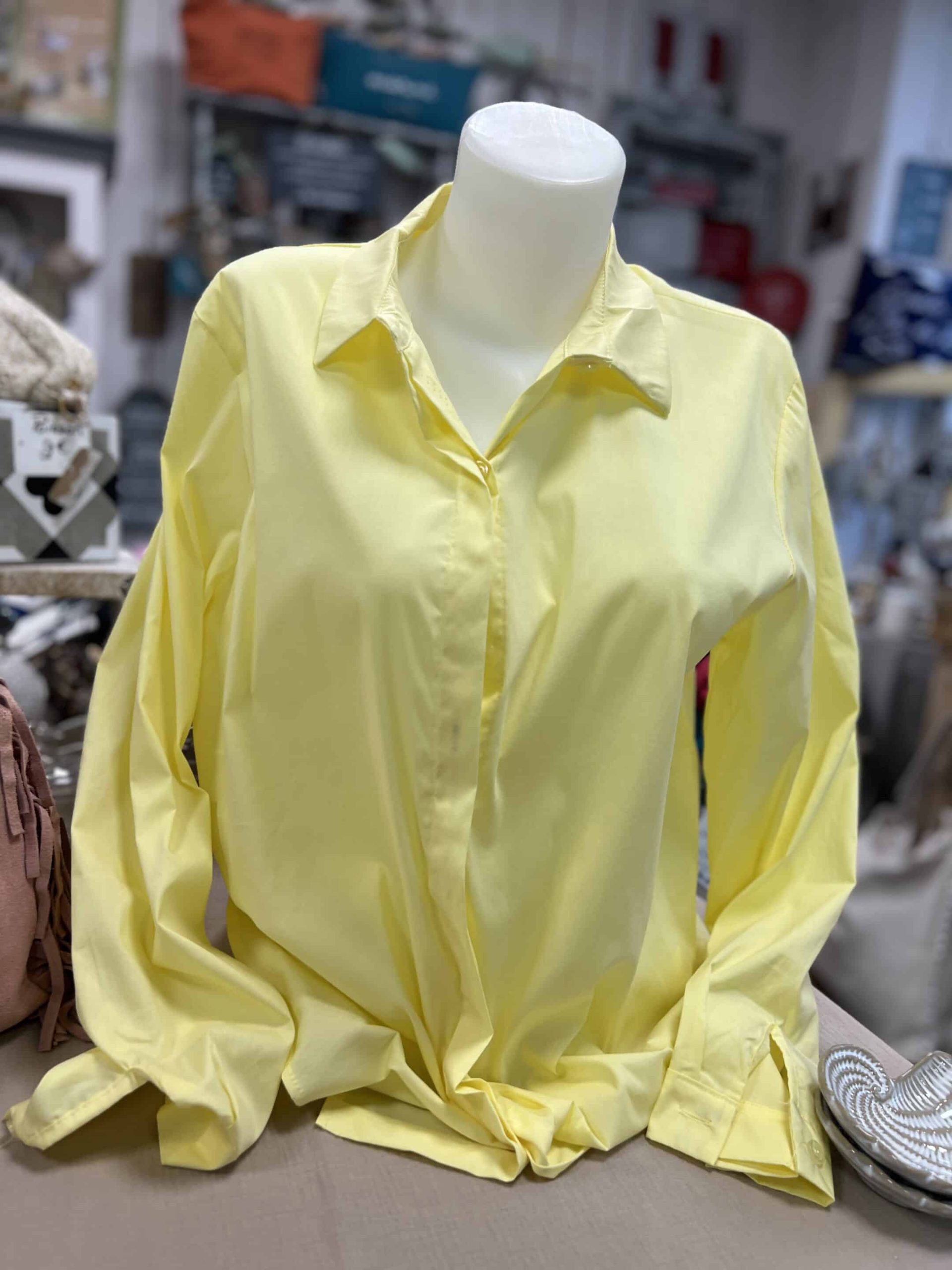 Chemise Elsa jaune – Image 3