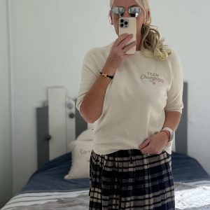 Pull Team Champagne écru