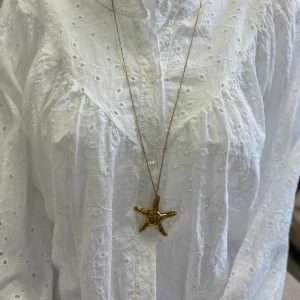 Sautoir Étoile de mer acier