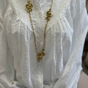 Sautoir vague  acier