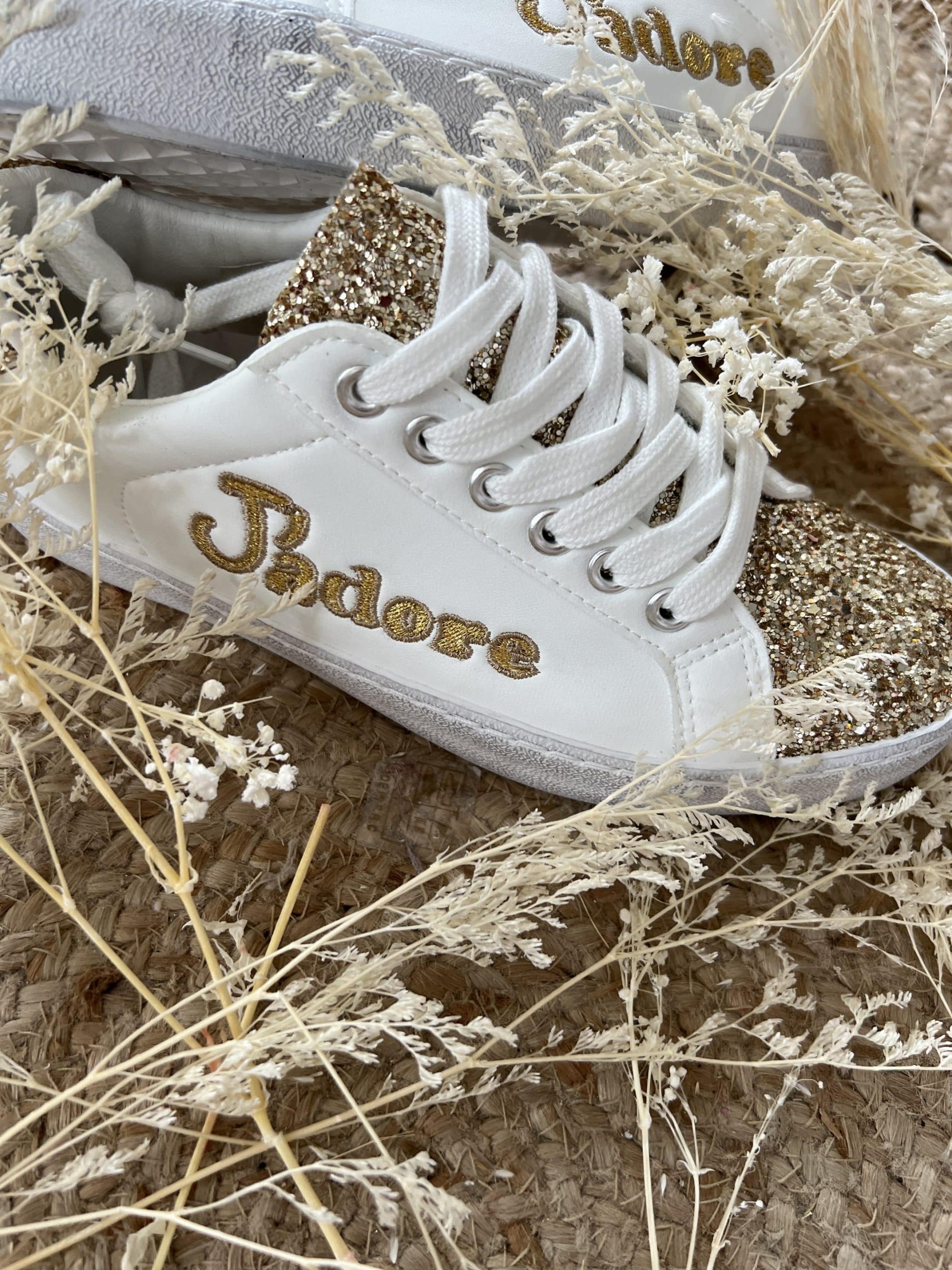 Basket CDS j’adore dorée – Image 4