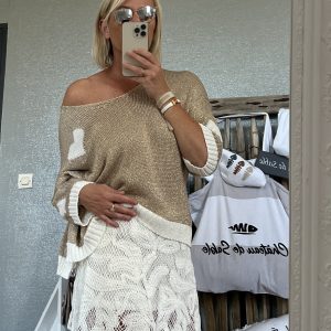 Jupe bohème blanche