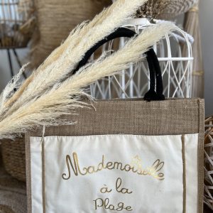 Cabas CDS blanc doré