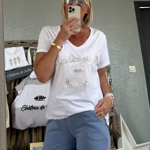 Short jogg star bleu jean