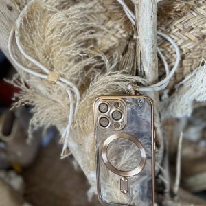 Bandoulière portable beige doré