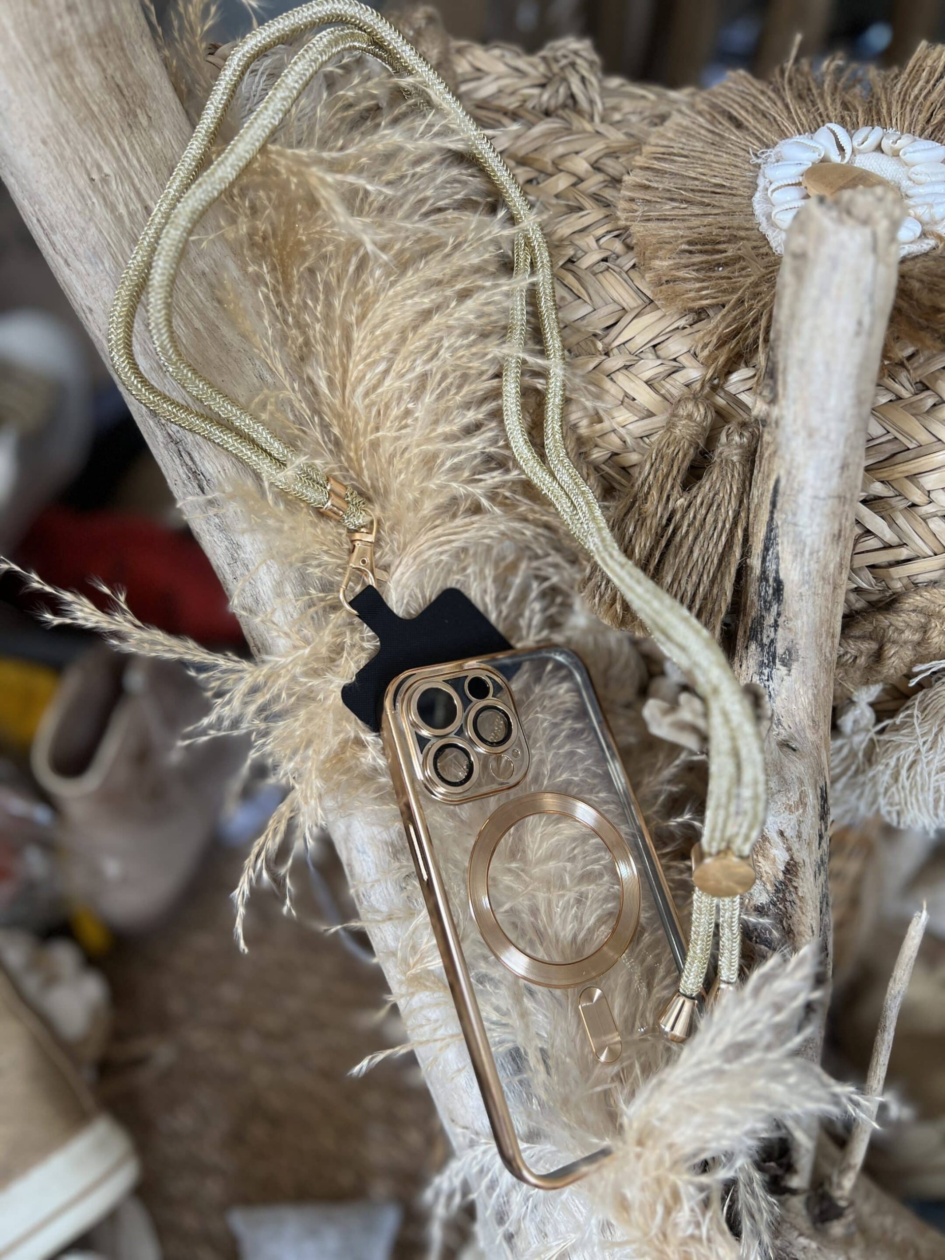 Bandoulière portable doré – Image 2