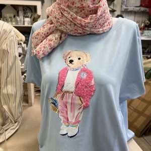 T-shirt  bleu rose T40/44