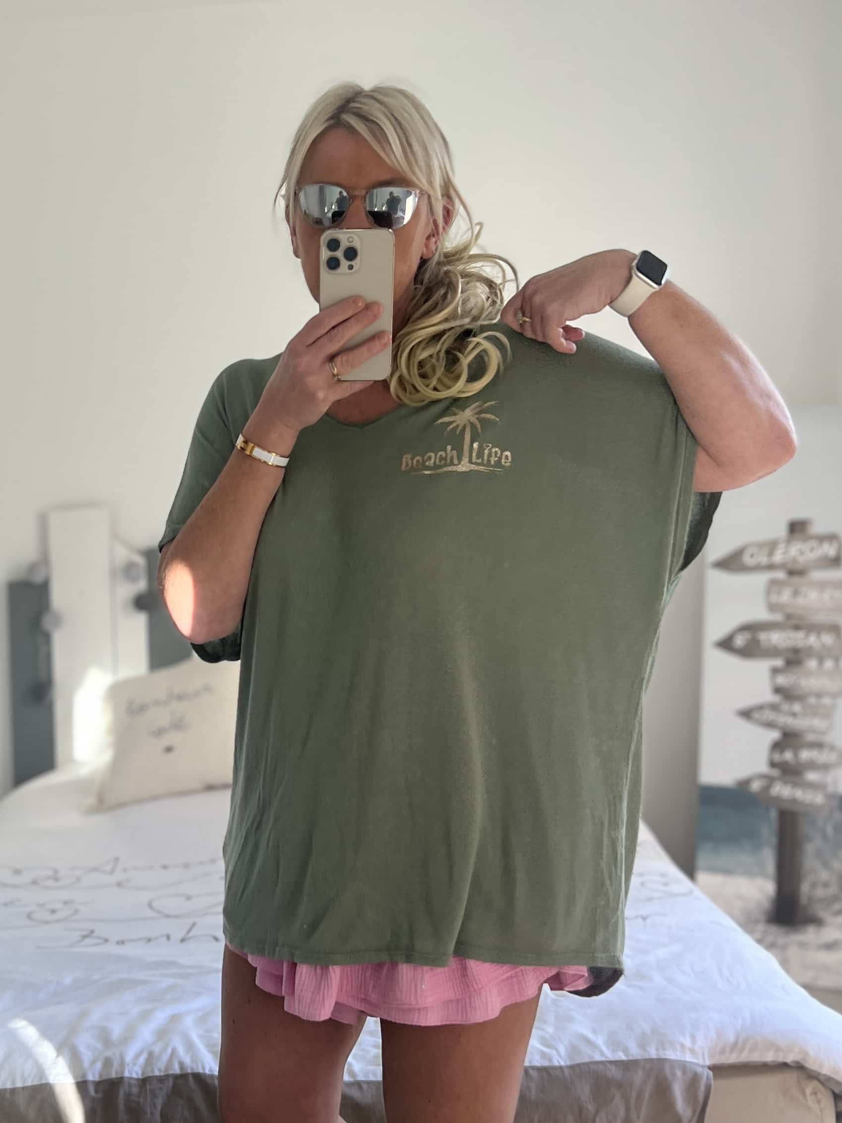 T-shirt Beach Life kaki T40/46 – Image 4