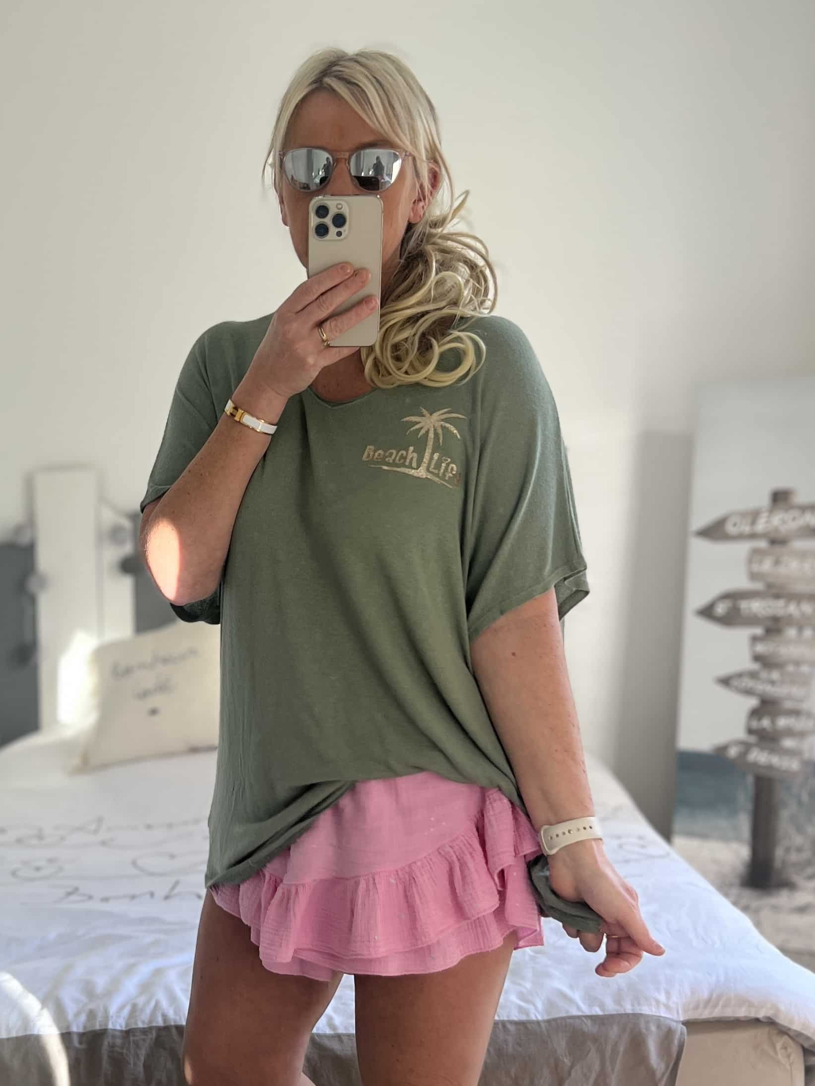 T-shirt Beach Life kaki T40/46 – Image 2