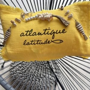Coussin Atlantique latitude jaune
