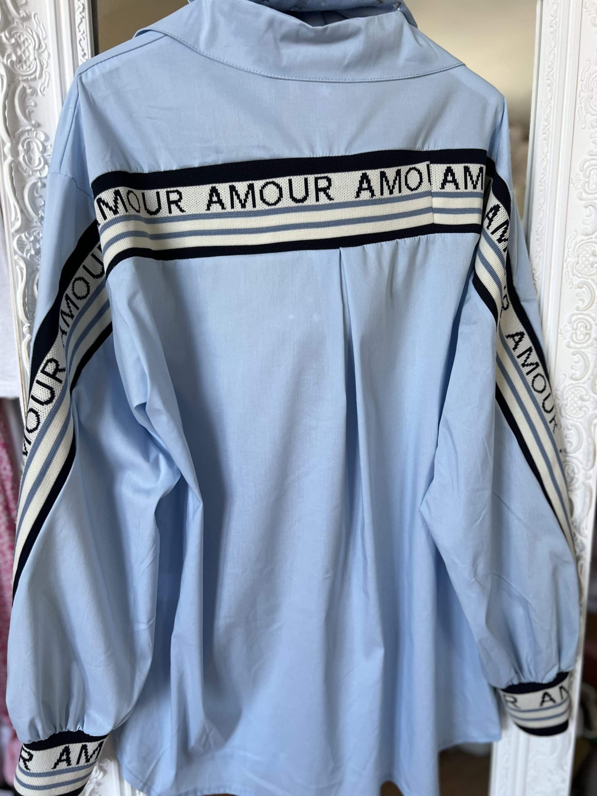 Chemise Amour bleu – Image 3