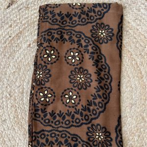 Écharpe caramel doré