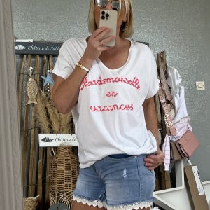 T-shirt Melle en vacances