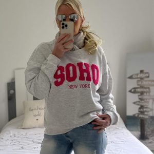 Sweat Soho gris rose