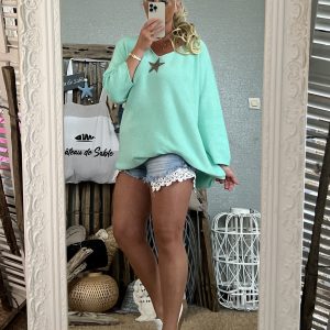 Pull oversize star mint