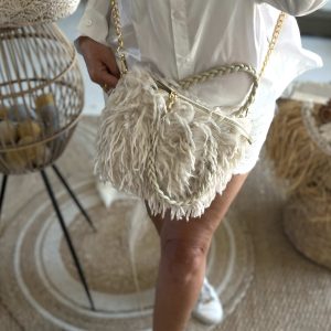 Sac frou frou CDS écru