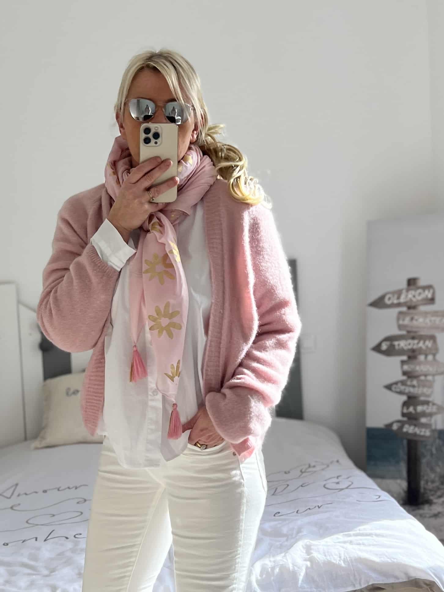 Gilet baby alpaga rose