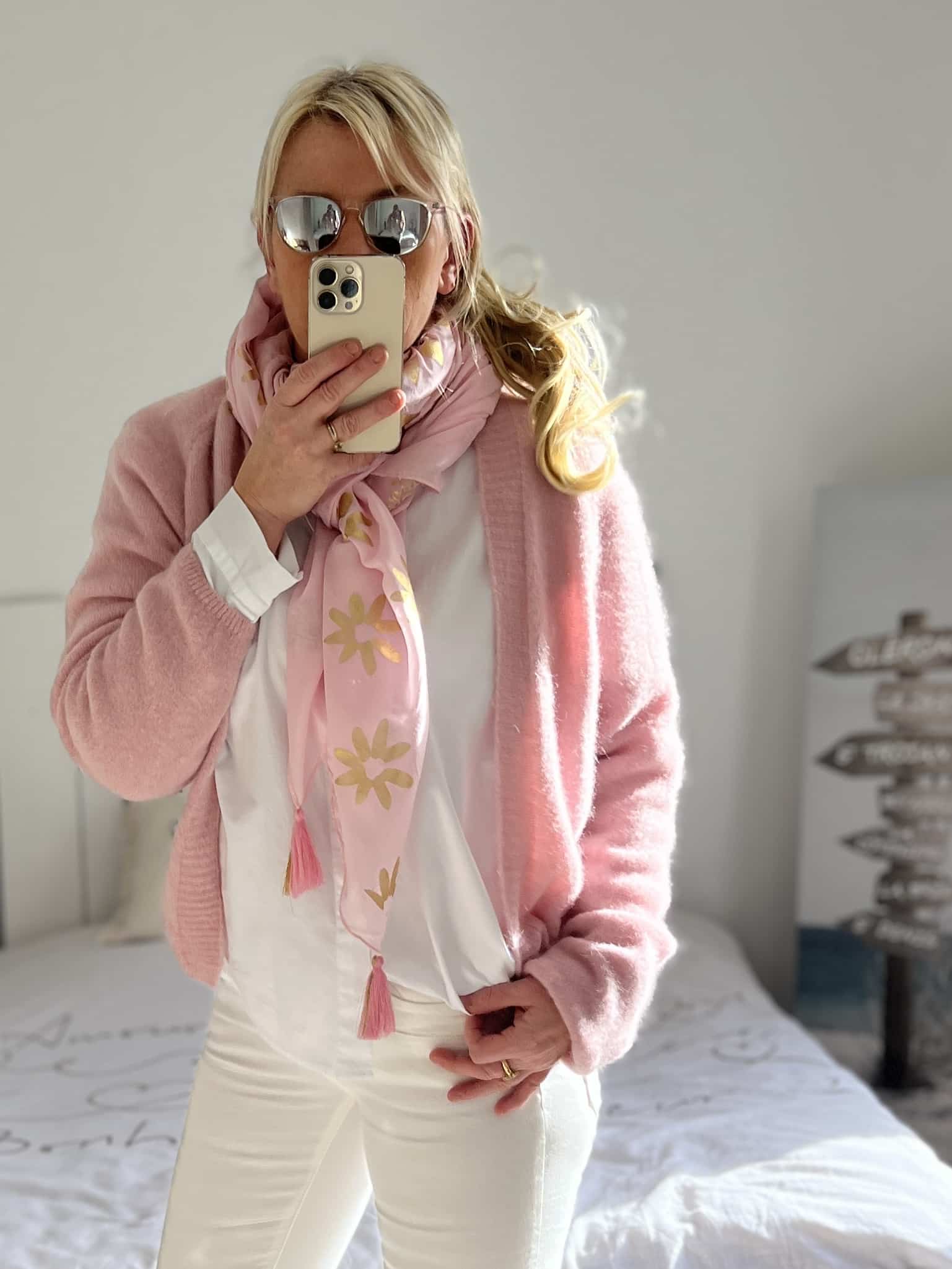 Gilet baby alpaga rose – Image 5