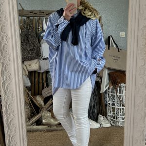 Chemise  oversize rayée