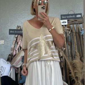 Pull stars lurex cds oversize