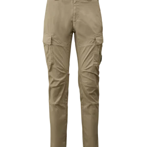 C.P. COMPANY - Stretch Sateen Ergonomic Lens Cargo Pants Gris acier