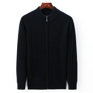 Veste Cachemire Homme Noir