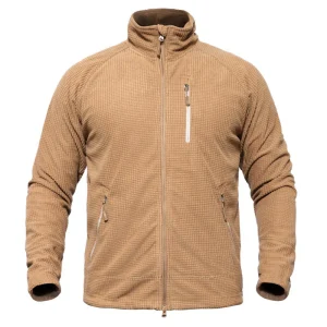 Veste Zippée Homme Beige