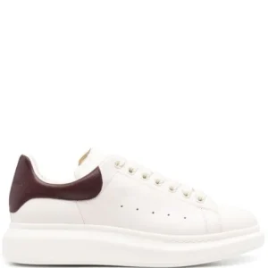 Alexander Mcqueen - Baskets oversized blanc et bordeaux