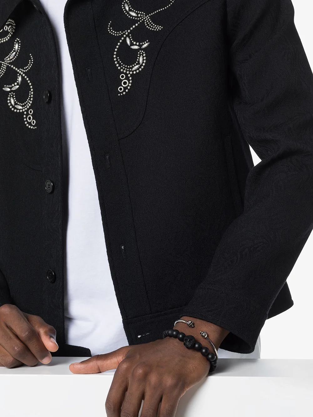 Alexander McQueen Bracelet à breloque tête de mort – Image 3