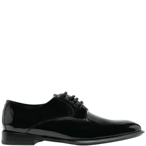 Alexander McQueen Chaussures oxford en cuir verni