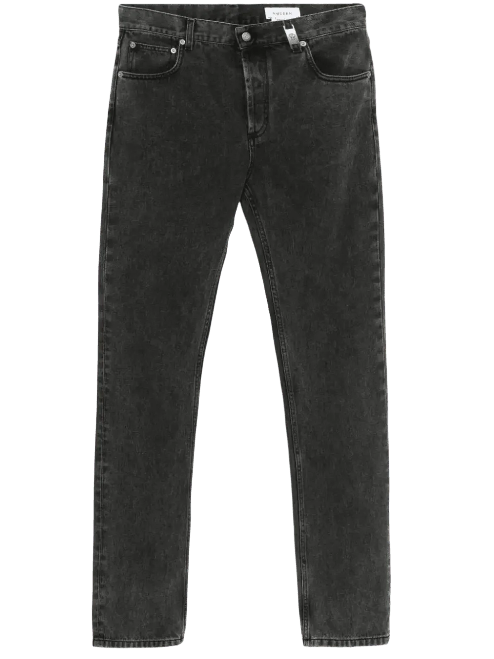 ALEXANDER MCQUEEN - jean à plaque logo noir – Image 2