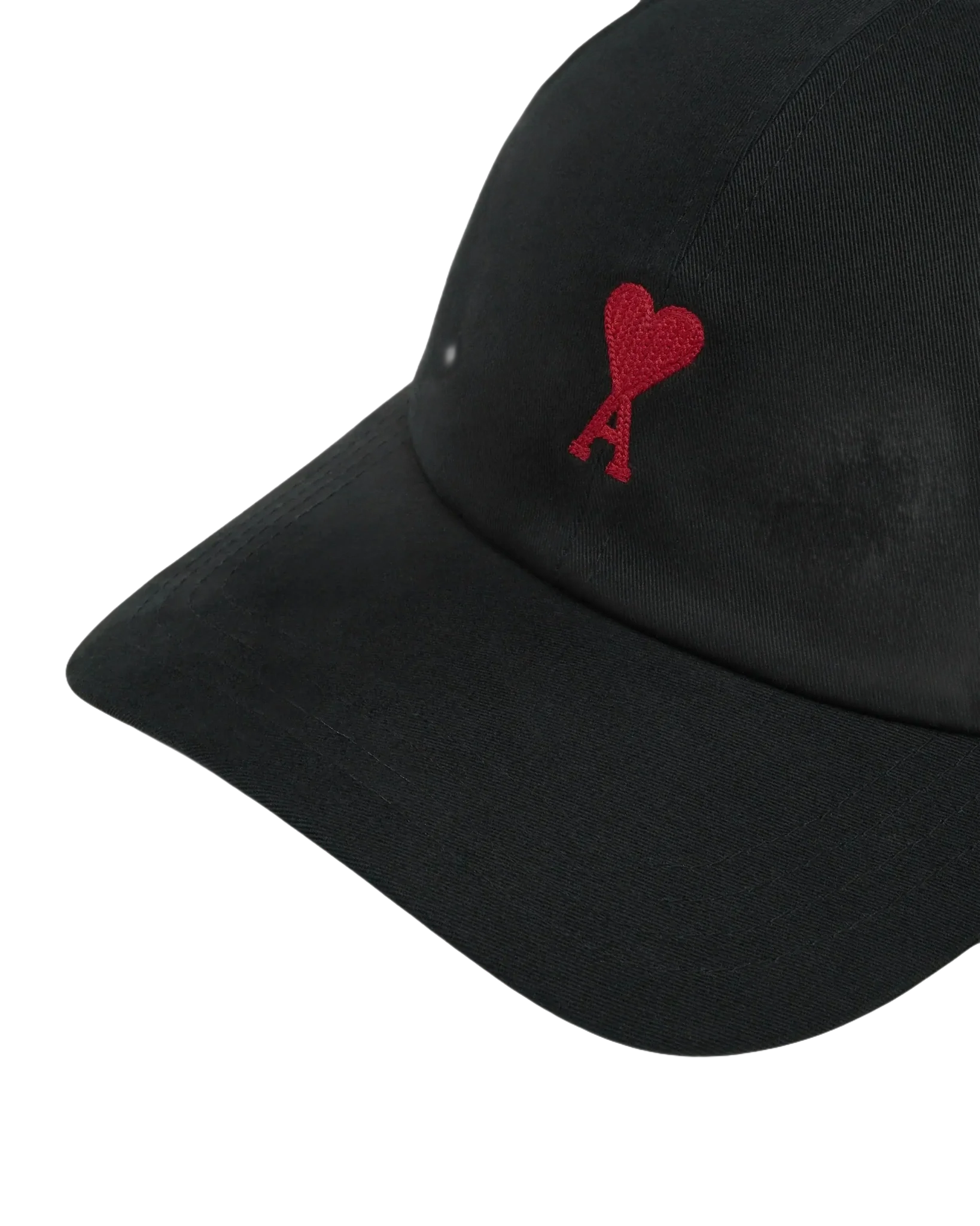 AMI - Casquette Brodé Noir – Image 4