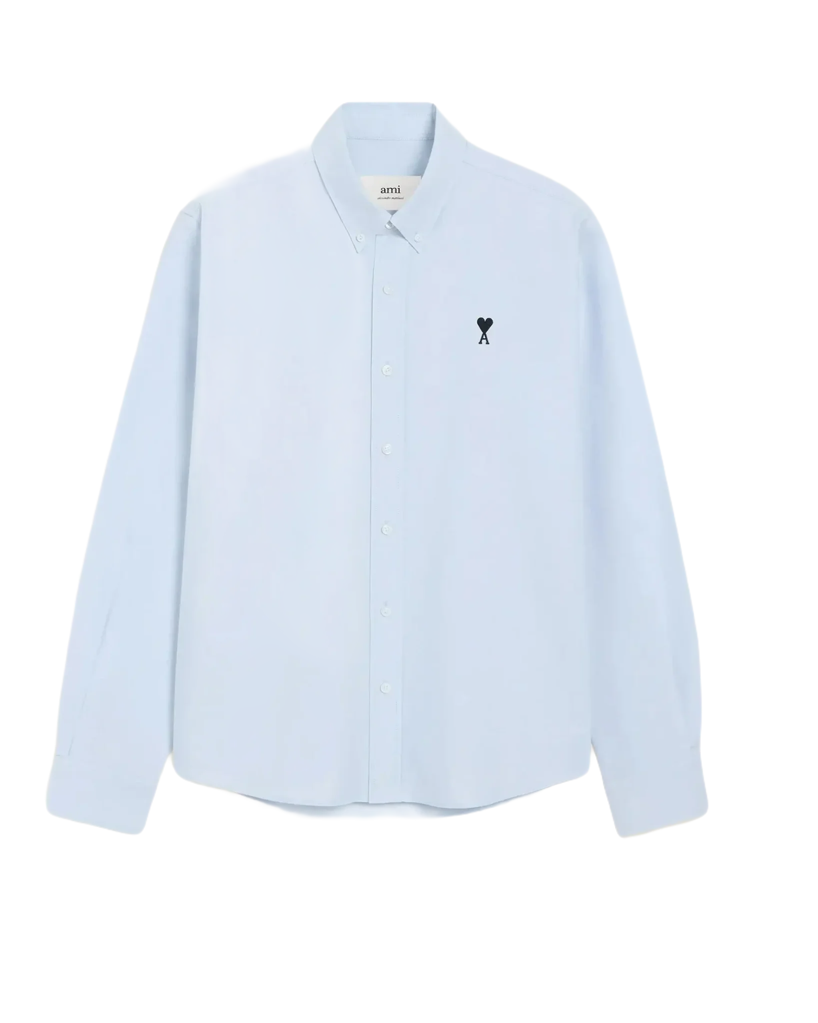 AMI - Chemise bleu en coton Bleu Ciel