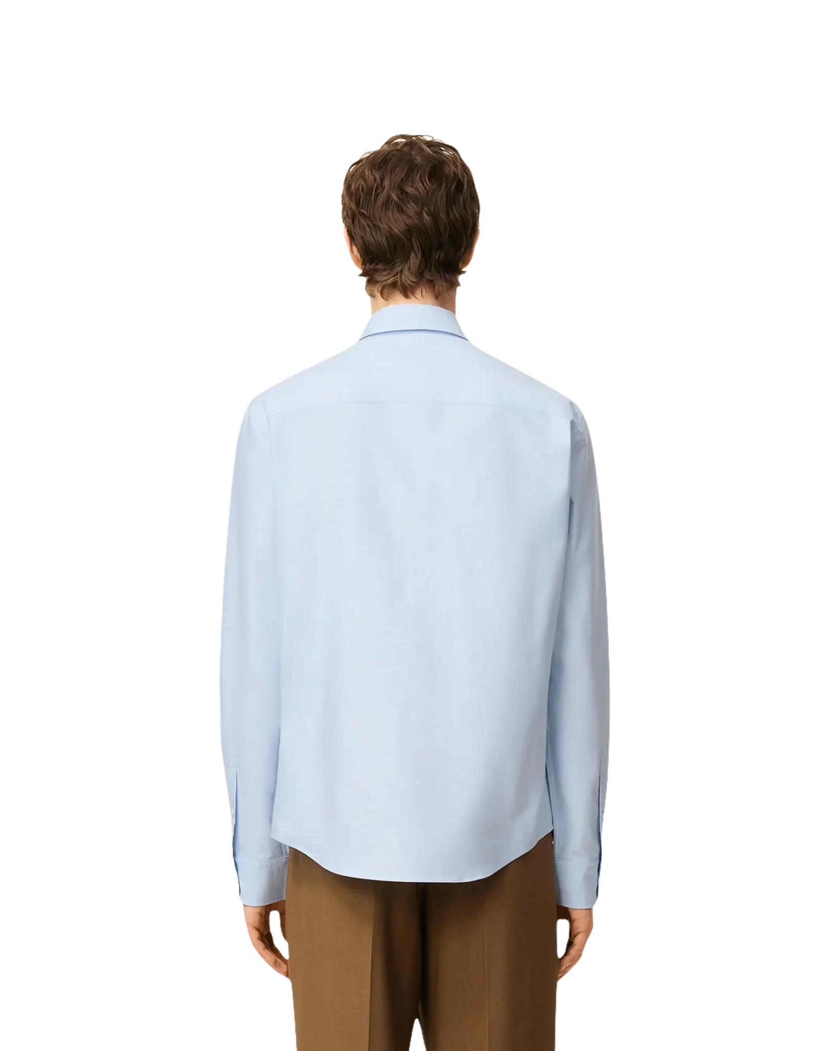 AMI - Chemise bleu en coton Bleu Ciel – Image 5