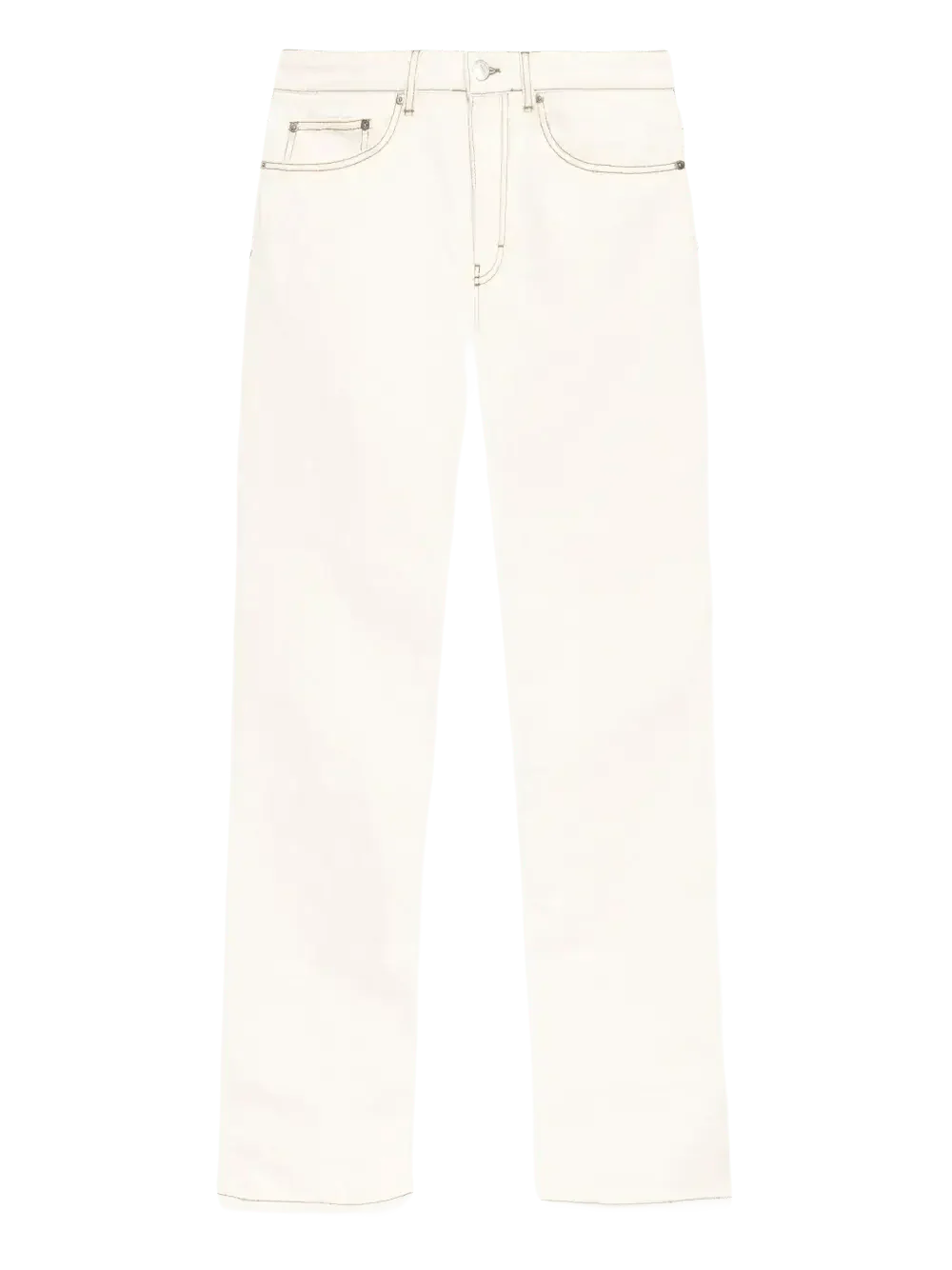 AMI - Jean denim blanc creme – Image 2