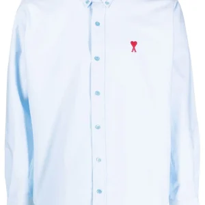 AMI Paris - Chemise bleu Ami de Coeur
