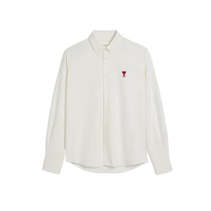 Ami Paris - Chemise col boutonné Blanc naturel
