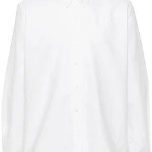 AMI PARIS - chemise en coton blanc naturel