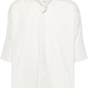 AMI Paris - Chemise Oversize Avec Col Mao