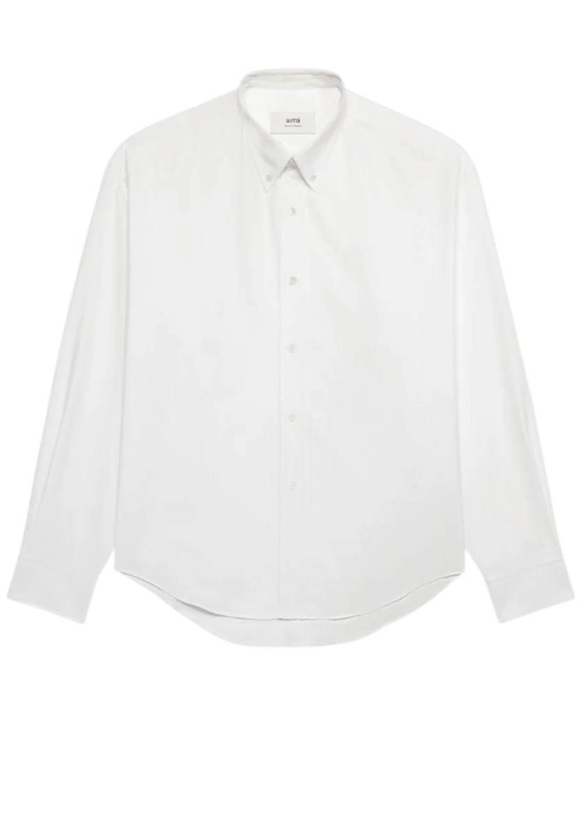 AMI Paris - Chemise oversize en popeline Ami de Coeur