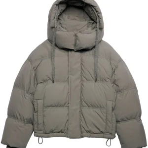 AMI Paris  - Doudoune Gris minéral