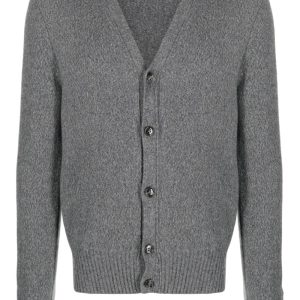 AMI Paris - Gilet gris en laine mérinos