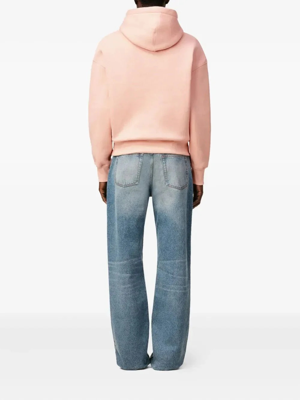 AMI PARIS - Hoodie en coton à logo rose – Image 8