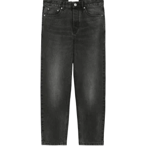 AMI PARIS - Jean Coupe Tapered en Coton Noir délavé
