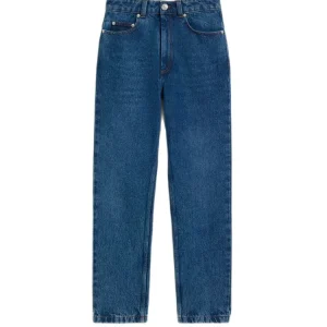 Ami Paris - Jean femme classique bleu usé