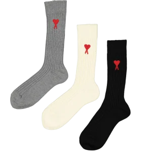 Ami Paris - Lot de chaussettes - écru/ gris/ Noir