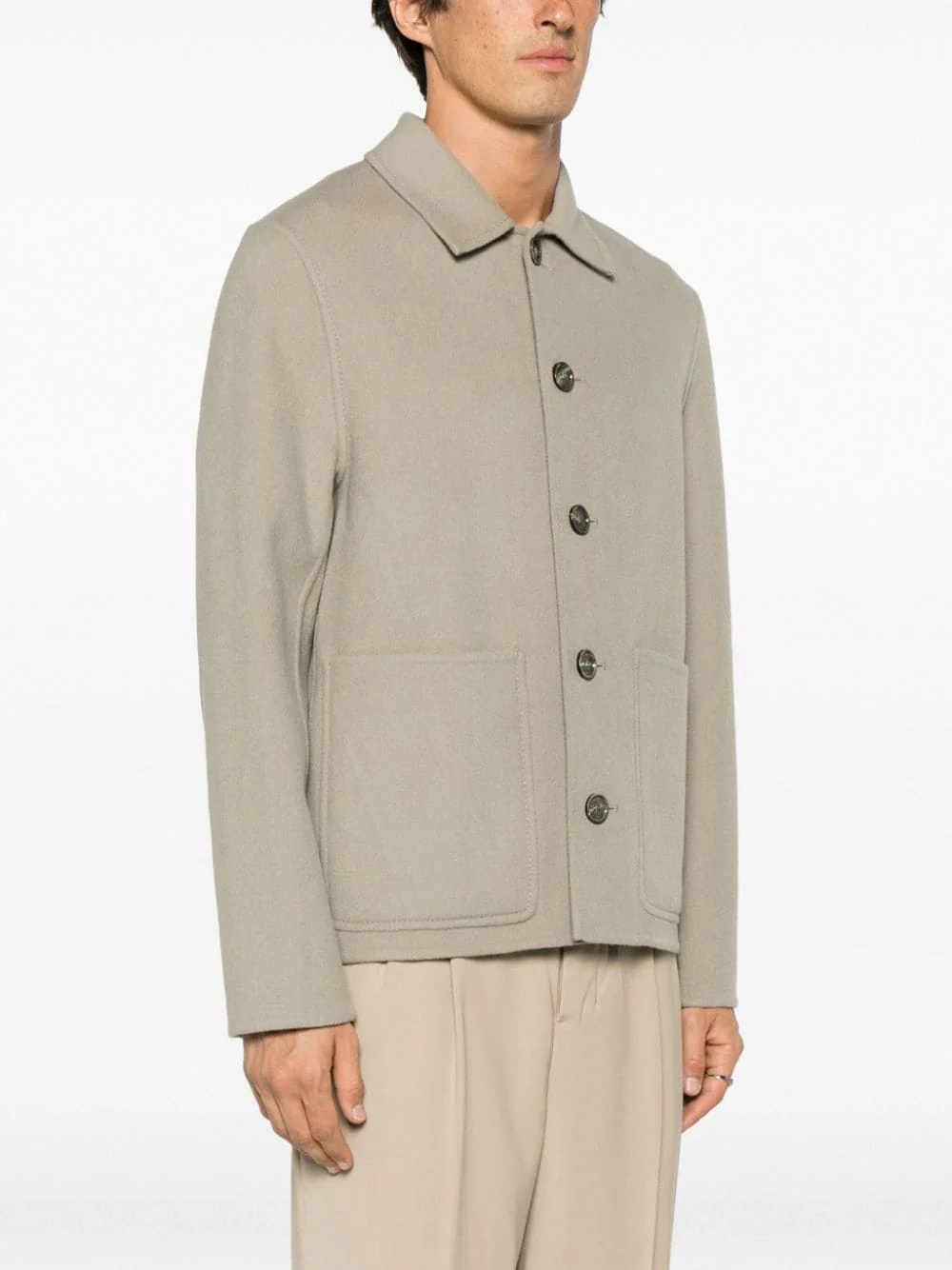 AMI Paris - Manteau à col italien – Image 4