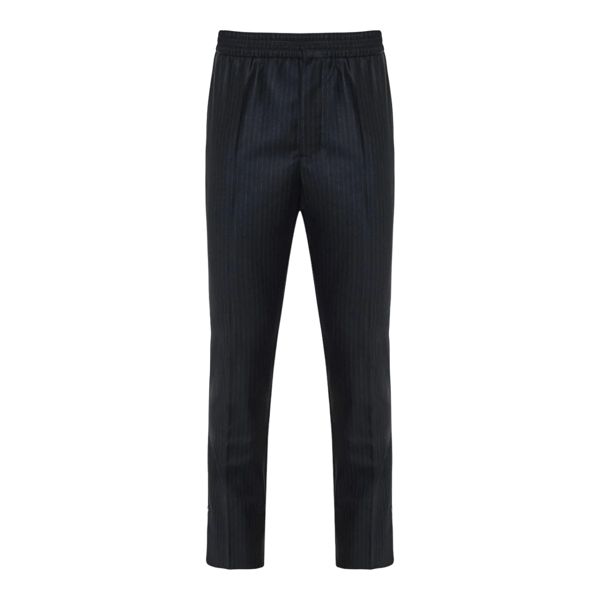 Ami Paris - Pantalon à fines rayures bleu/Blanc – Image 2