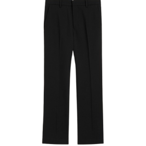 AMI PARIS - PANTALON CAROTTE EN LAINE Noir