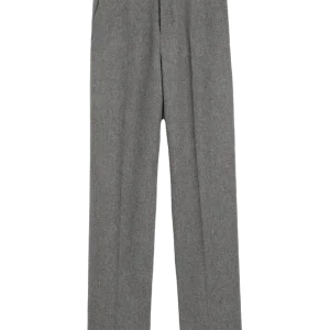 AMI PARIS - Pantalon en laine à coupe ample gris